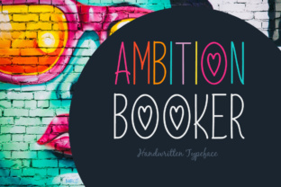 Ambition Booker: A Handwritten Font with Editorial Soul