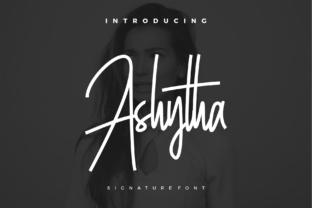 Ashytha: A Handcrafted Script Font for Editorial Design
