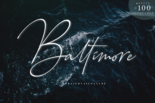 Baltimore Family: A Modern Script Font for Branding Projects