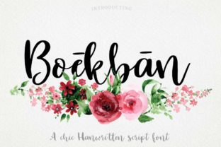 Boekban Script: The Feminine Font for Modern Branding