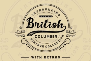 British Columbia Family: A Handcrafted Font Collection for Makers and Sellers