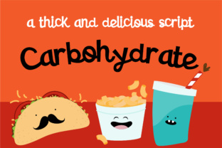 Carbohydrate: A Whimsical Font for Creative Projects