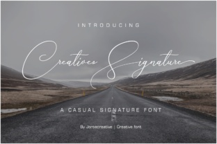 Creative Signature: A Handwritten Font Built for Modern Web Design