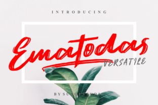 Ematodas: A Bold Brush Typeface Built for Campaign Impact