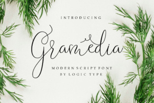 Gramedia: A Handwritten Font That Gives Your Brand a Classic, Trustworthy Feel
