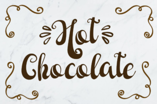 Hot Chocolate Script Font for Handmade Product Design