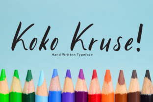 Koko Kruse: A Handwritten Script Font for Thoughtful Publishing