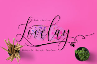 Lovelay: A Handmade Script Font for Editorial Storytelling