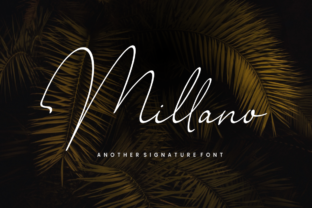 Millano: A Modern Signature Font for Elegant Branding