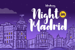 Night in Madrid: A Designer's Take on a Script Amp Typeface