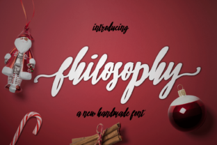 Philosophy: A Handmade Script Font for Crafters and Product Makers