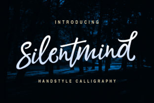 Silentmind: A Modern Calligraphy Script for Refined Editorial Design