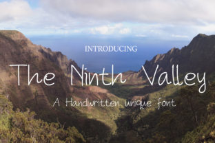 The Ninth Valley Is the Handwritten Font That Brings Natural Warmth to Branding