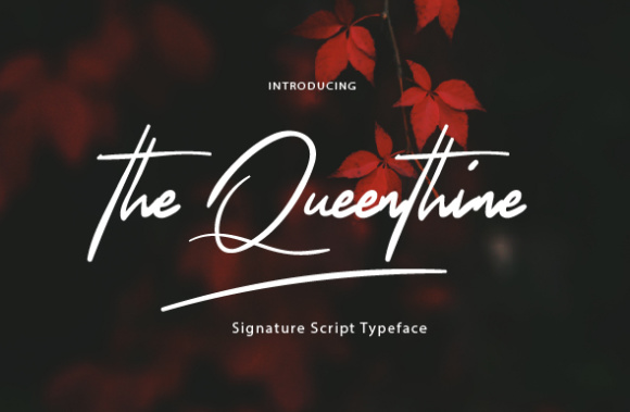 The Queenthine: A Signature Typeface for Marketing Impact